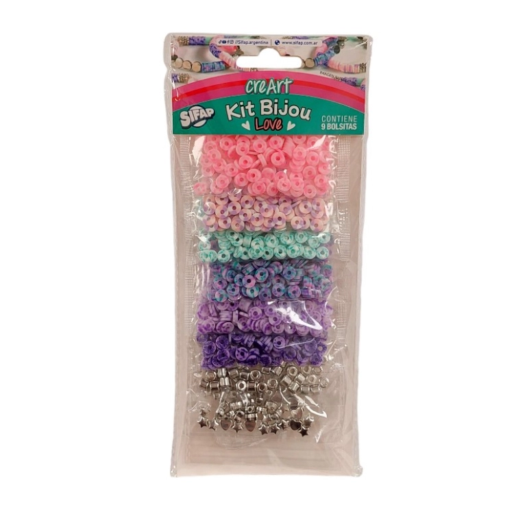 Set Bijou Sifap Love 9 Bolsitas Art.999100